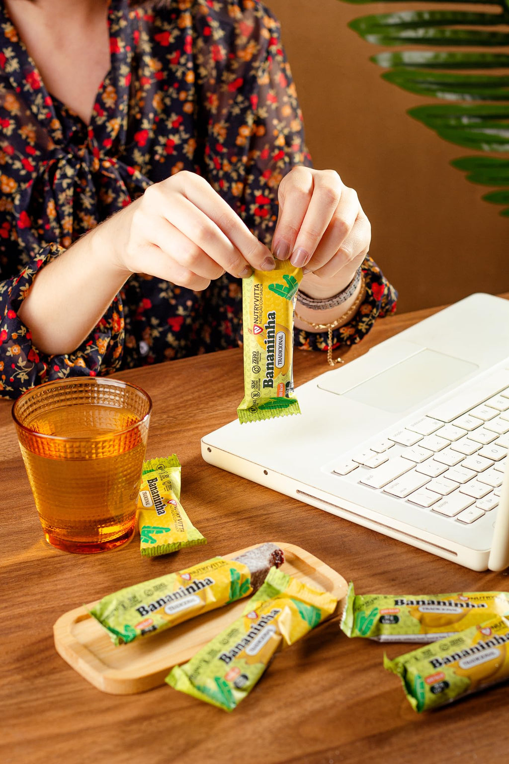 Nutryvitta Banana Fruit Bars – Vegan, Gluten-Free, Brazilian Bananinha, 5-Pack