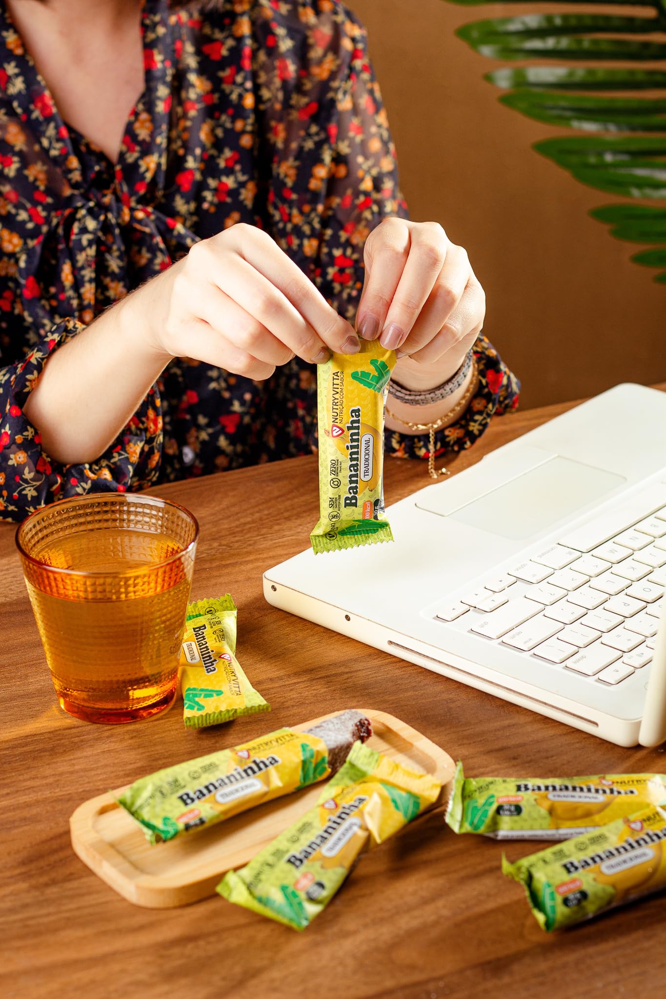 Nutryvitta Banana Fruit Bars – Vegan, Gluten-Free, Brazilian Bananinha, 5-Pack