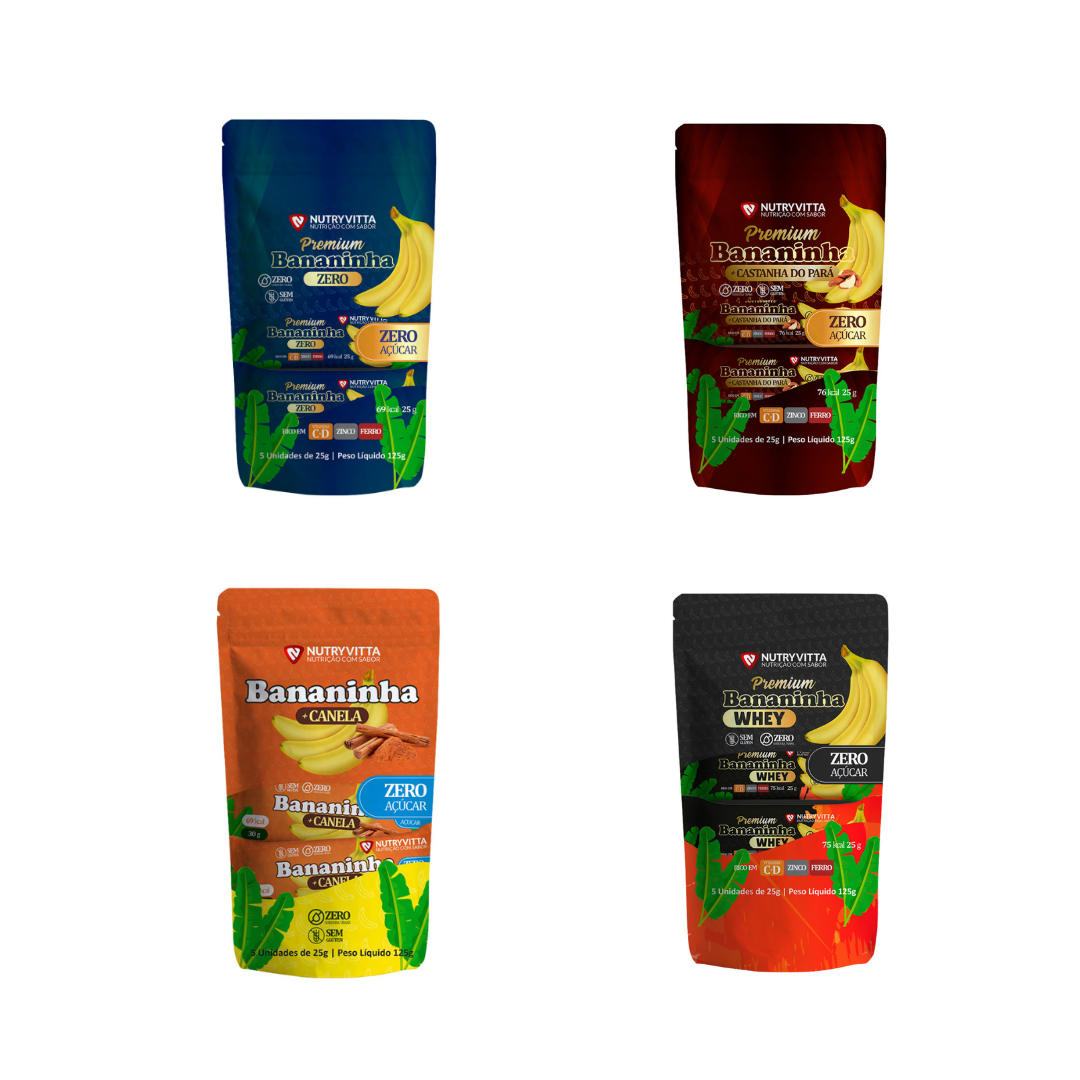 Nutryvitta No Sugar Added Pack – All 4 No Sugar Added Flavors