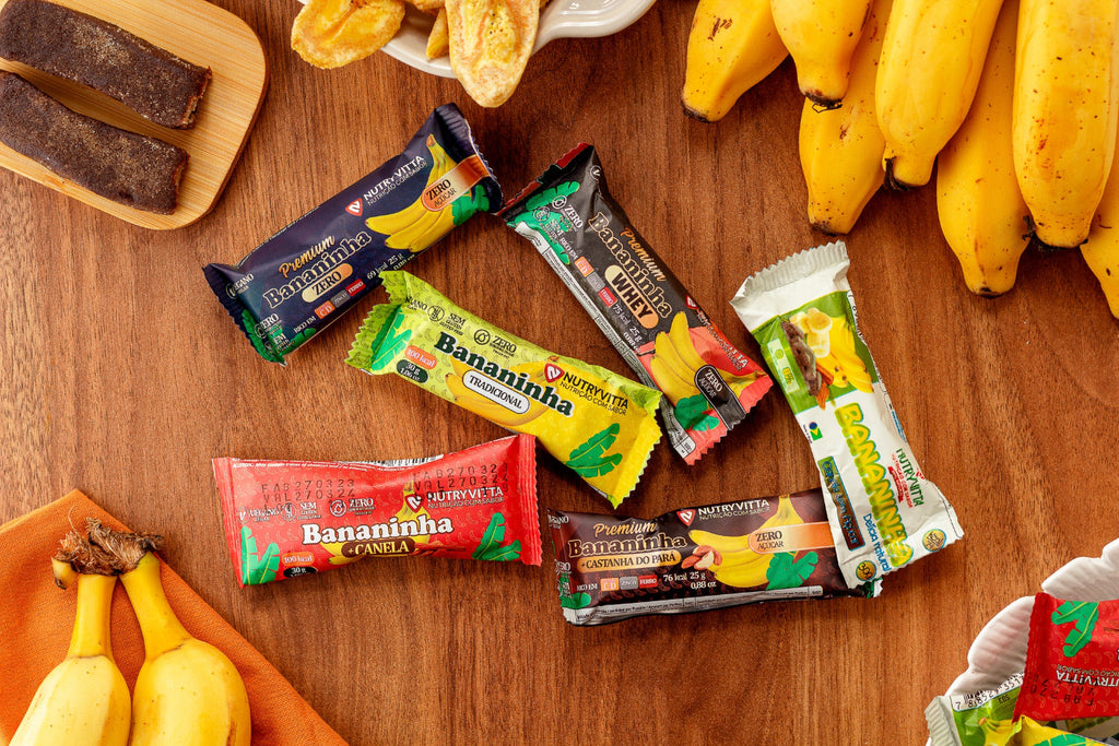 Nutryvitta Variety Pack – All 6 Flavors, Gluten-Free Banana Fruit Bars